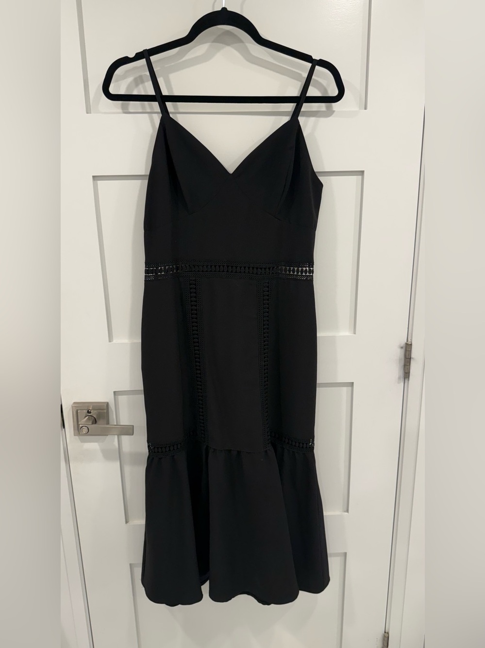 ABS Collection Black Midi Mermaid Dress